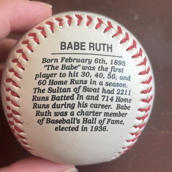 Rayovac Babe Ruth 1995 commemorative baseball - Picture 3 of 4